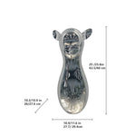 Polished Stainless steel abstract figurative sculpture for interior decoration