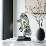 Modern Mirror - Polished Stainless Steel Indoor Decorative Sculpture