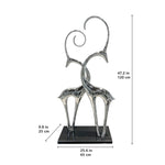Stainless Steel Deer Sculpture for Interior Decoration