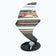 Luxury Sculptural Chair in Polished Stainless Steel – Artistic Elegance for Interior Spaces