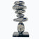 Stainless Steel Stacked Pebbles Sculpture for Interior Decoration