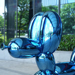 Steel Balloon Dog Sculpture For Interior Decoration