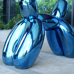 Steel Balloon Dog Sculpture For Interior Decoration