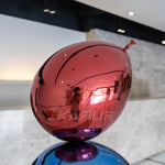 Stacked Stainless Steel Balloon Sculpture For Interior Decoration