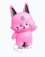 Fiberglass Lovely Cartoon Cat Sculpture For Interior Decoration