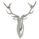Stainless Steel Deer Head Sculpture For Wall decoration