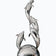 Stainless steel dolphin sculpture interior decor