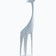 Modern Fiberglass Giraffe Sculptures – 180cm Tall | Minimalist Outdoor Animal Art