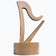 Creative Steel Harp Fountain Sculpture For Outdoor Landscape