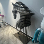 Metal Horse Sculpture For  Interior Decoration