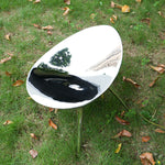 Stainless Steel Mirror Chair For Home Garden Decoration