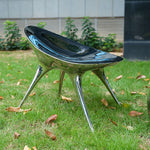 Stainless Steel Mirror Chair For Home Garden Decoration