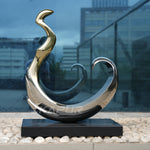 Steel Ribbon Sculpture For Interior Decoration