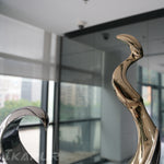 Steel Ribbon Sculpture For Interior Decoration